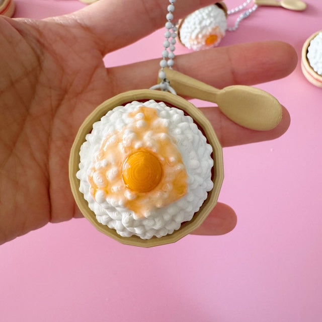 Japanese egg yolk over rice 3d clicker