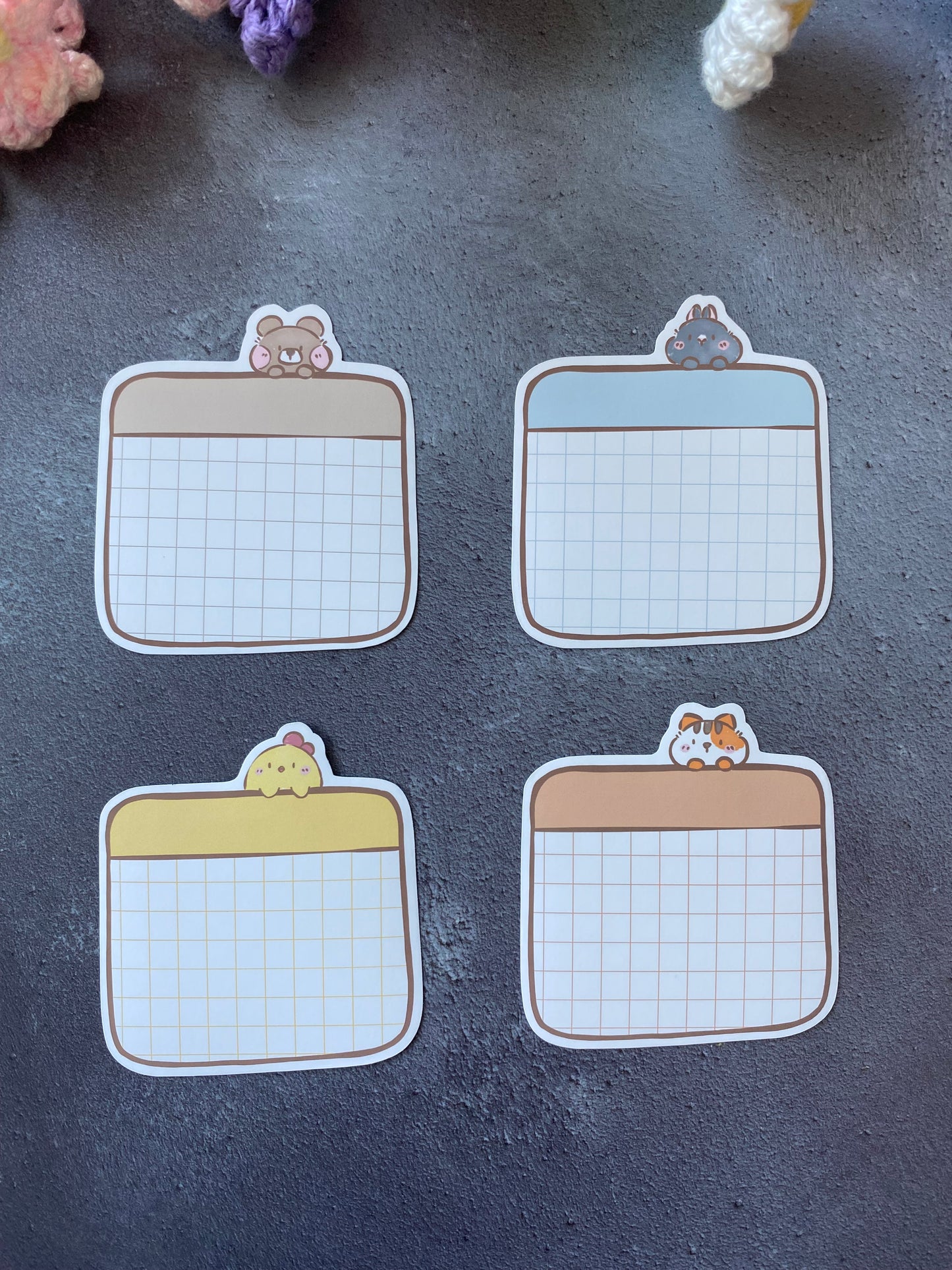 Bucci Family Animal Memo Sticker Pack