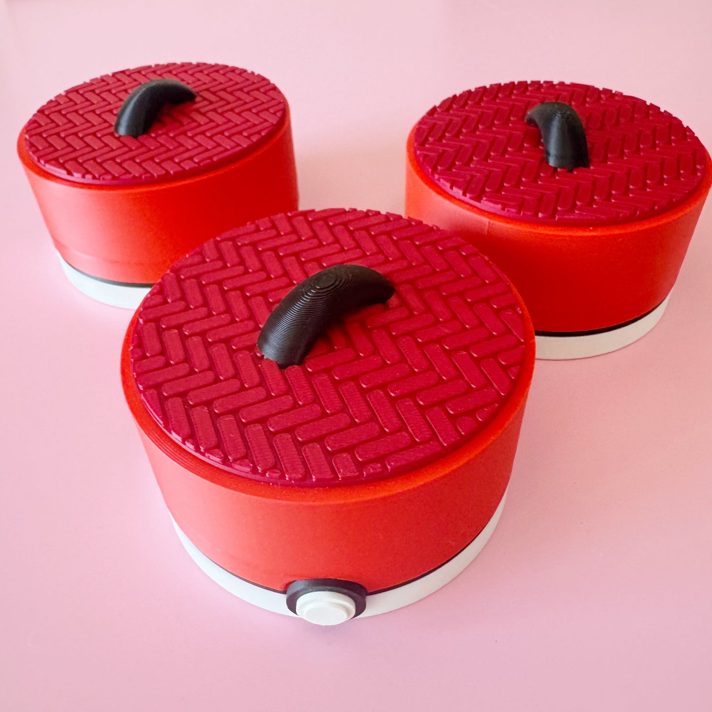Jumbo Pokémon-Inspired Steamed Bun Clicker – 3 Characters Edition | Kawaii 3D Printed Fidget Toy