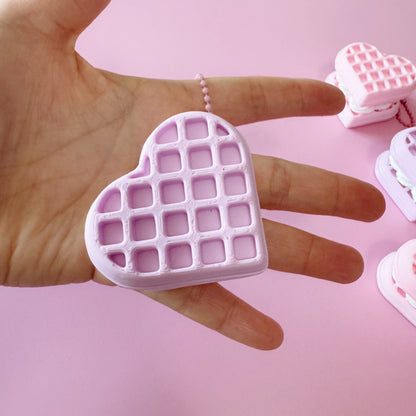 💗 Heart-Shaped Waffle Clicker