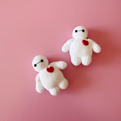 Mini Crochet Healthcare Robot – Handmade Plush