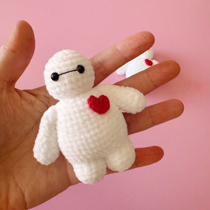 Mini Crochet Healthcare Robot – Handmade Plush