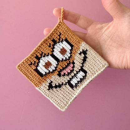 Character-Inspired Crochet Coasters | Cute Handmade Drink Coasters