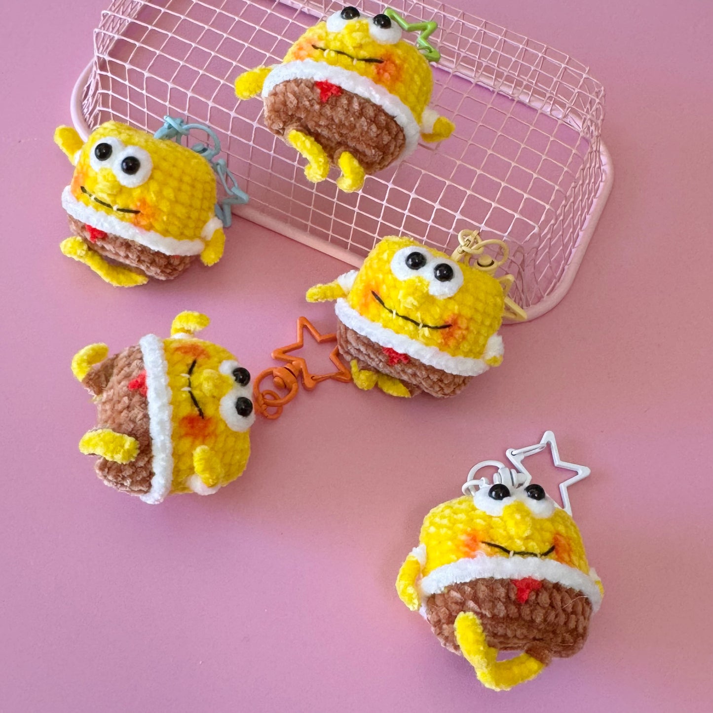 ⭐ Mini SpongeBob Crochet Keychain
