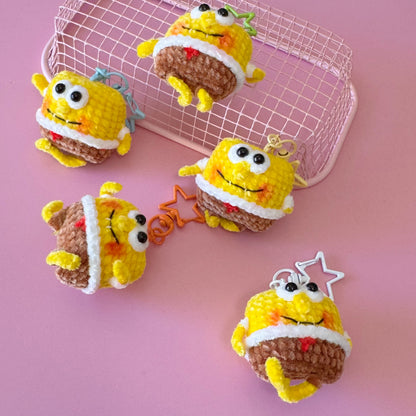 ⭐ Mini SpongeBob Crochet Keychain