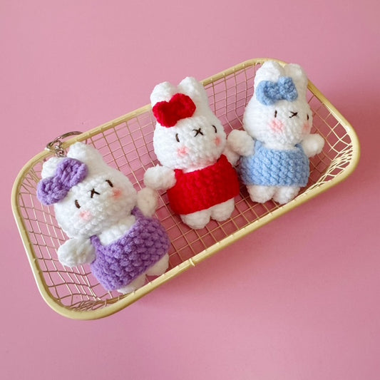 🐰 Miffy Crocheted Keychain