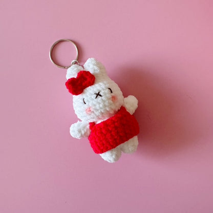 🐰 Miffy Crocheted Keychain