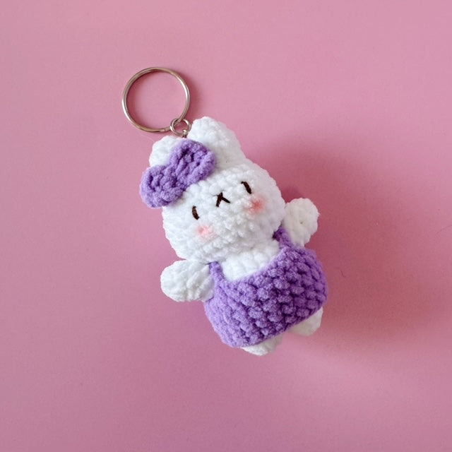🐰 Miffy Crocheted Keychain
