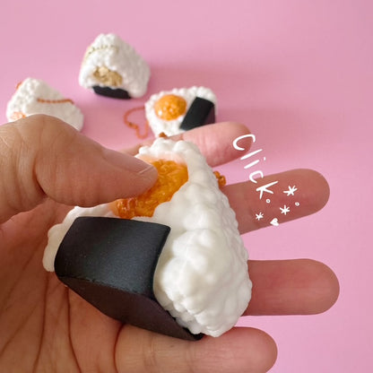 Kawaii Onigiri Clicker (Spicy Cod Roe & Tuna Salad)