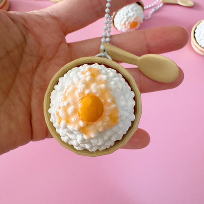 Japanese egg yolk over rice 3d clicker