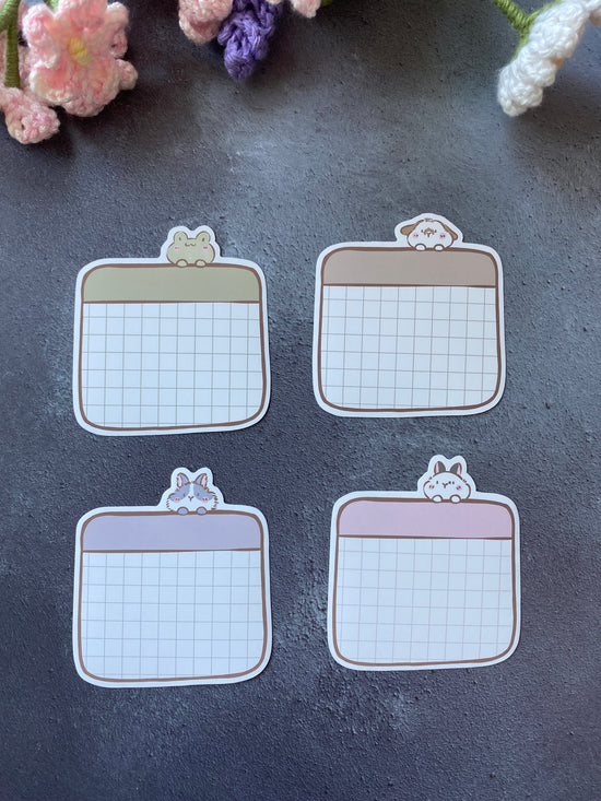Bucci Family Animal Memo Sticker Pack