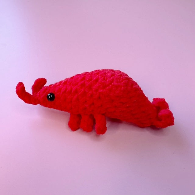 🦐 Baby Crochet Shrimp (Small)