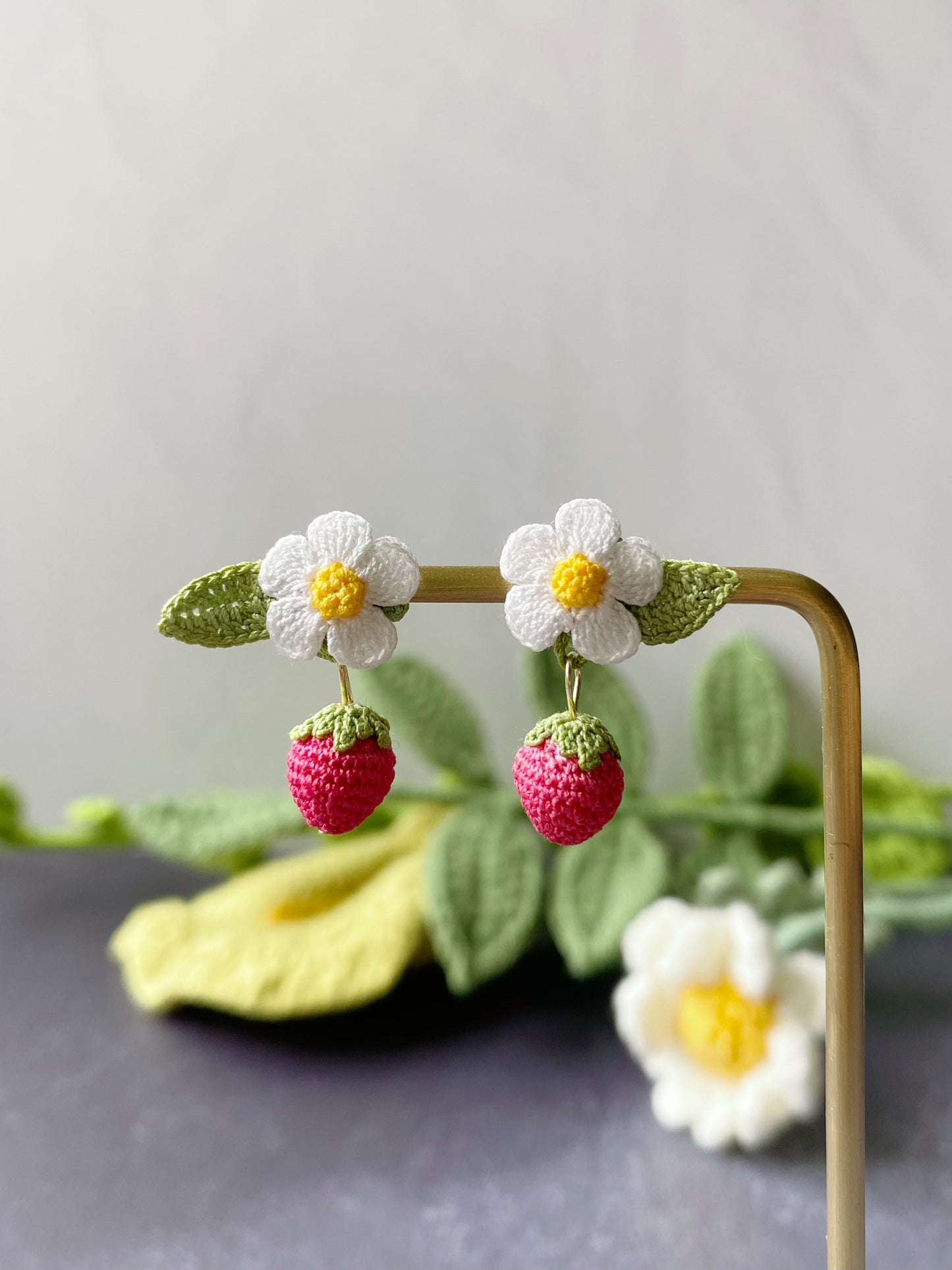 Micro Crochet Bell Earrings, Handmade Bell Earrings, Unique Gift for –  MiniCrochet, Mini Crochet